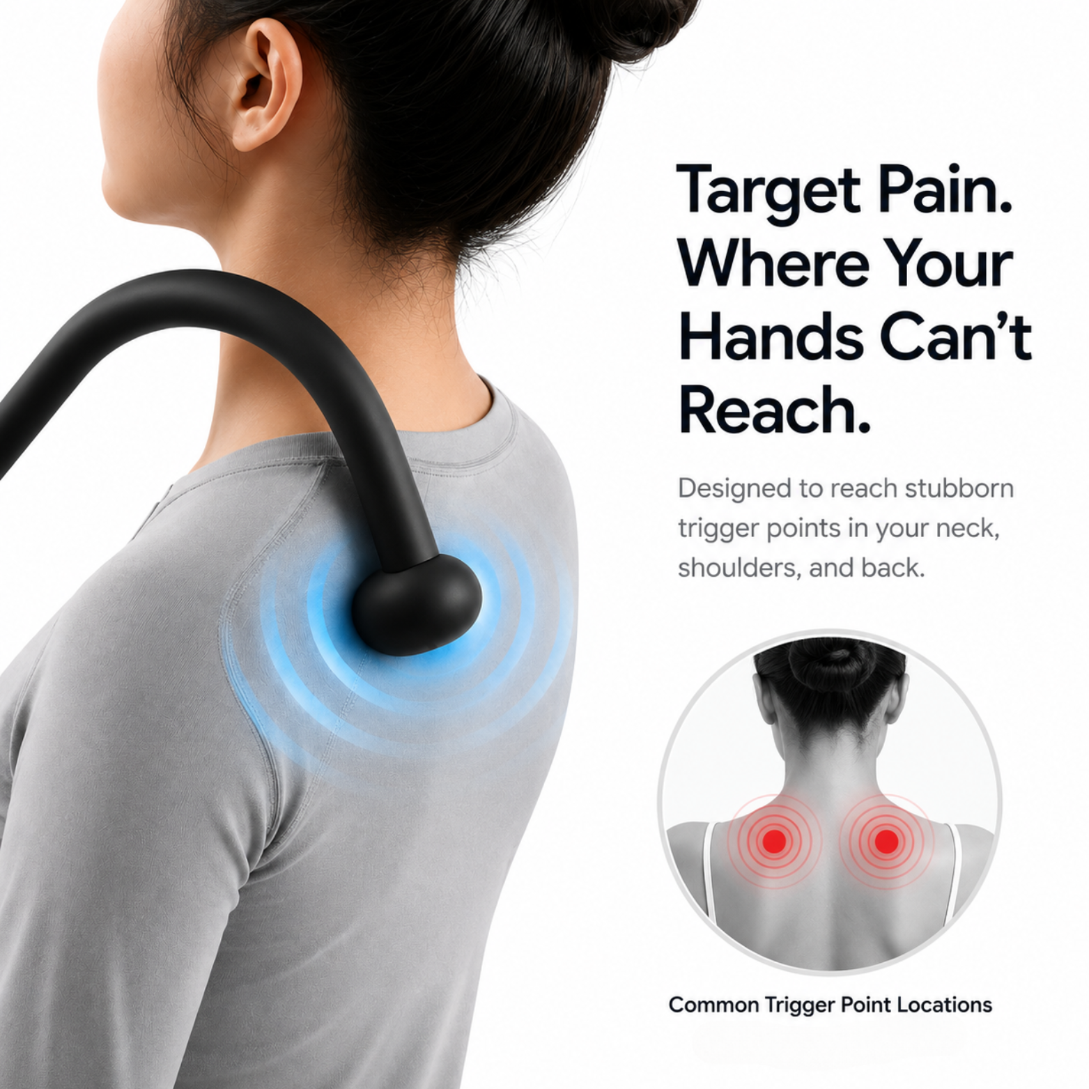 TractoBack™ Trigger Point Massage Hook